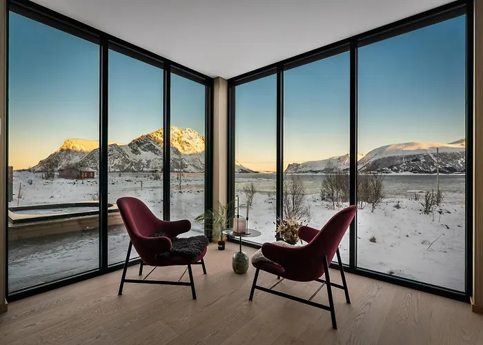 New - Seafront Luxury Near Henningsvaer Villa Kleppstad
